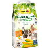 Царевична тоалетна за гризачи GIMBI CORN COB LITTER WITH LEMON SCENT 7л.